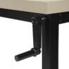 Computer Desk, Home Office, Standing, Adjustable, Laptop, Contemporary & Modern - Taupe - Image 9