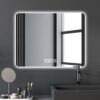 28" Bathroom Mirror With LED Lights Front And Backlit, Anti-Fog Lighted Vanity Mirrors For Wall Mounted And 5 Level Dimmable, Horizontal / Vertical - Clear - Image 3