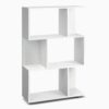 3 Layer Simple Household Bookshelf - Cream White - Image 3