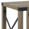 Abiram - Rustic End Table - Oak - Image 2