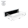 Liv - Queen Upholstered Platform Bed With Patented 4 Drawers Storage - Ivory Boucle - Image 12