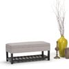 Cosmopolitan - Storage Ottoman Bench With Open Bottom - Cloud Gray - Image 10