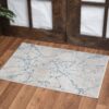 Elegance - 2' X 3' Polyester Area Rug - Blue - Image 2