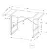 Computer Desk For Home Office, Laptop, Contemporary - Gray - Image 5