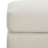Springfield - Ottoman Contemporary Design Fabric Birch Wood Legs - Beige - Image 8