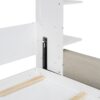 Queen Size Murphy Wall Bed With Sofa, Space Saving - White - Image 10