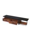 Elling - TV Stand - Walnut / Black - Image 3