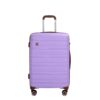 5 Piece Set (20"24"28 +A Travel Bag And A Toiletry Bag), Pp Hardshell Carry On Luggage Set With Tsa Lock Carry On Suitcase Luggage Durable Suitcase - Purple - Image 4