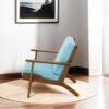 Connor - Lounge Chair - Sky Blue - Image 3
