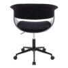 Vintage Mod - Mid-Century Modern Office Chair - Black - Image 4