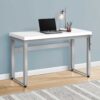 Computer Desk, Home Office, Standing, Adjustable, Laptop, Contemporary And Modern - White - Image 10