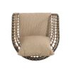 Contemporary Outdoor Patio Chairs With Cushions (Set of 2) - Beige / Black - Image 9