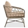 Bohemia-Inspired 4 Person Outdoor Seating Group With Removable Cushions, Conversation Patio Set With Wood Tabletop - Beige - Image 15