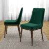 Kate - Mid-Century Modern Dining Chair (Set of 2) - Fabric - Multi - Image 3