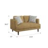 Jurie - Loveseat - Yellow - Image 7