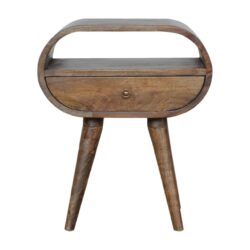 ed Circular Bedside Table - Gray Wash