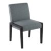 Carmen - Contemporary Chair (Set of 2) - Black / Teal - Image 2