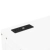 Full Size Murphy Bed With Shelves, Cabinets And USB Ports - White - Image 8