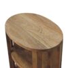 Ariella - Double Shelf Nightstand - Oak - Image 8