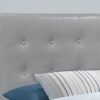 Twin Size, Bed Headboard Only, Upholstered, Transitional - Gray - Image 2