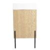 Modern 36" Bathroom Vanity Combo With Single Resin Sink And Storage Cabinet - Oak - Image 19