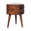 Odyssey - Tripod Bedside Table - Chestnut - Image 3