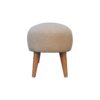 Boucle Hallway Bench - Cream - Image 8