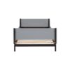 Twin Bed With Headboard, Footboard, Safeguards, Built-In Bed-End Book Storage Rack - Gray - Image 26