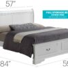 Louis Phillipe - Full Elegant Storage Bed - White - Image 5