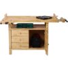 Wood Workbench For Garage Workshop And Home - Natural - Image 4