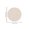 Curve - Round Rug - Beige - Image 6
