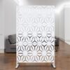 Outdoor & Indoor Metal Privacy Screen, Freestanding Decorative Panels For Deck, Balcony, Patio, Lawn, And Garden - White - Image 11