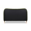 Roman - Queen Curved Headboard Upholstered Platform Bed - Olive Green - Image 4