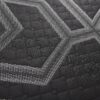 12" King Smooth Top Foam, Medium Plush Mattress - Black - Image 3
