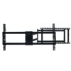 Full Motion TV Wall Mount Bracket For 40 120" TV Dual Arm Tilt & Swivel Vesa 800 X 400 Mm 132 Lbs Load - Black - Image 2