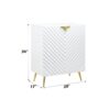 Gaines - High Gloss Console Cabinet - White - Image 6