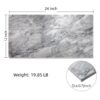 Carrara Marble Marble Marble For Wall And Floor Polished Marble Tile (Set of 4) - Gray - Image 5