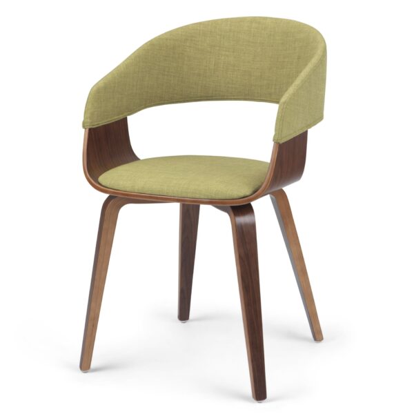 Lowell - Bentwood Dining Chair - Acid Green / Dark Brown