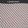 Compression Sofa: Combining Chaise Longue With 3 Seater, Corduroy Fabric, Full Sponge Compression Sofa, Combined Sofa With 4 Pillows For Living / Home Furniture / Apartment - Light Gray - Image 14