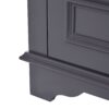 Bathroom Vanity With Ceramic Sink Combo, Modern Freestanding Storage Cabinet With Silver Handles, Soft Closing Doors - Blue Gray - Image 18