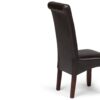 Cosmopolitan - Deluxe Tufted Parson Chair (Set of 2) - Tanners Brown - Image 4
