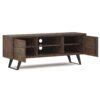 Lowry - TV Media Stand - Rustic Natural Aged Brown - Image 2