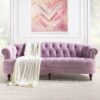 La Rosa - Victorian Chesterfield Tufted Sofa - Lavender - Image 8