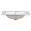 Freestanding Bathroom Vanity Combo With Ceramic Sink Shaker Style Vanities 2 Doors And 2 Drawers - Black - Image 25