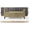 Jacqueline - Tufted Roll Arm Storage Bench - Incense Tan Brown - Image 4