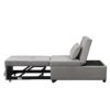Stylish Folding Ottoman Sofa Bed With Multifunctional Design - Gray - Image 13