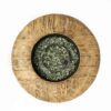 30" Propane Gas Fire Pit Table, 50000 Btu Round Steel Fire Pit With Imitation Wood Grain For Outside Patio Deck Garden Backyard - Black - Image 8