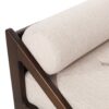 Modern Chaise Lounge With Button Tufting And Bentwood Structure - Beige - Image 11