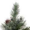 Cashmere And Snow Bristle Mixed Christmas Tree With Pine Cones - Green - Image 8