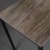 Harry - Contemporary Wood And Metal Computer Desk - Black / Gray - Image 6